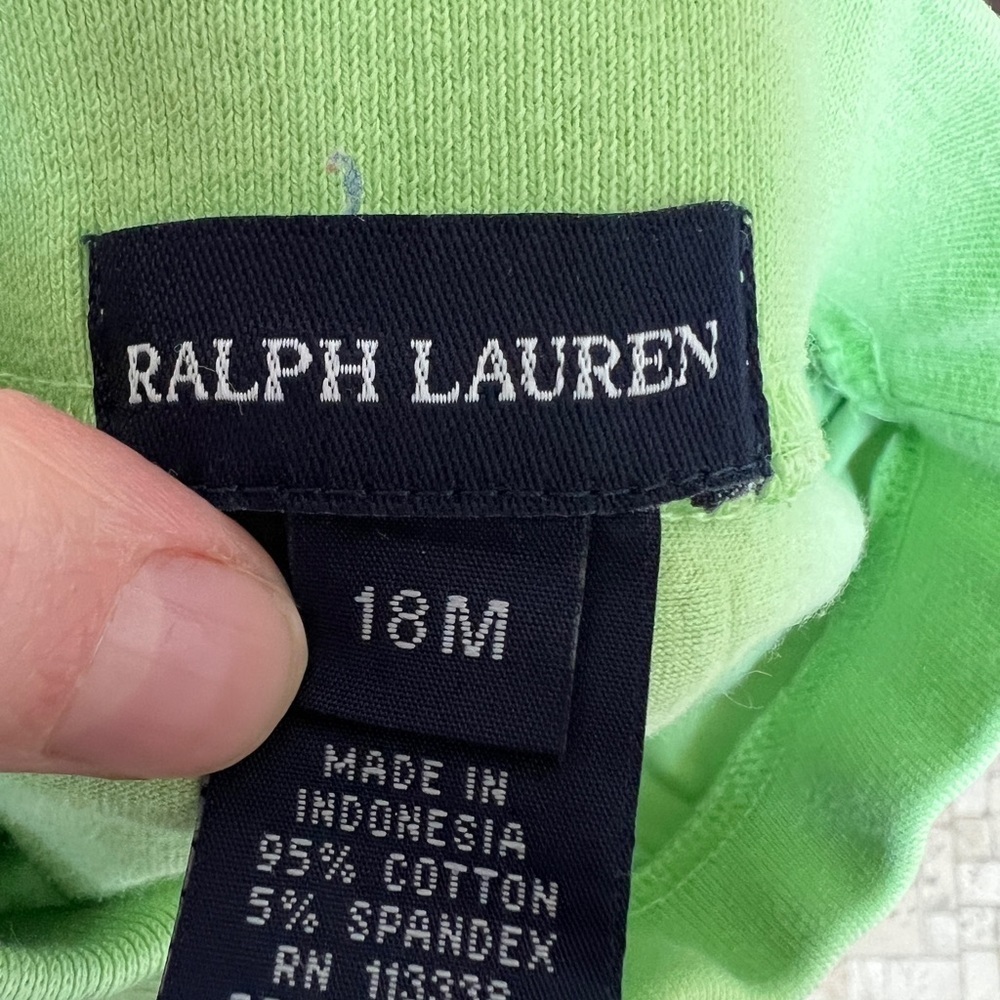 Ralph Lauren 18M Green Flowy Girls Skirt - Picture 5 of 5